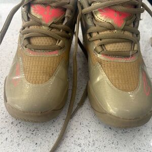 Puma Kids Tan and Pink Sneakers